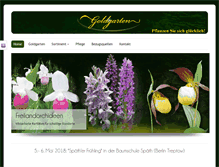 Tablet Screenshot of goldgarten.com